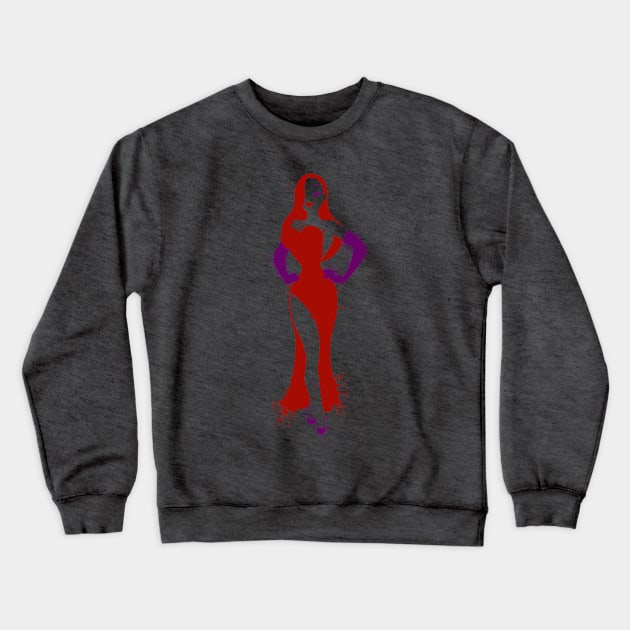 Miss Jessica Rabbits Crewneck Sweatshirt by Wimido